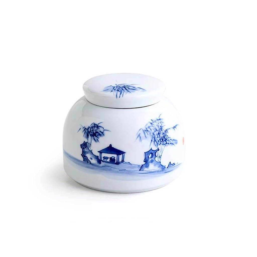Puszka na herbatę Ceramiczne puszki na herbatę, domowa herbata Pu'er sypka herbata, czarna herbata do przechowywania puszek na herbatę, zamknięte małe puszki pudełko do przechowywania herba
