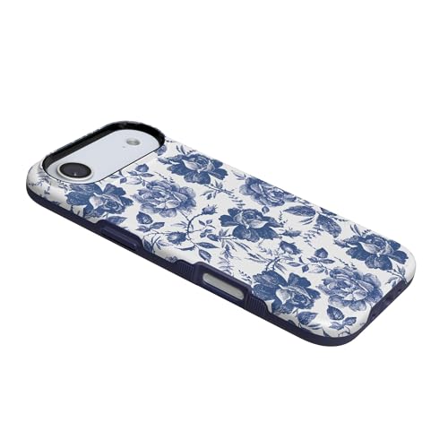 Casely iPhone 17 Air Case | Rose to Fame | Blue & White Floral | Bold Protective Design | Compatible with MagSafe by Casely - Used condition - Image 3