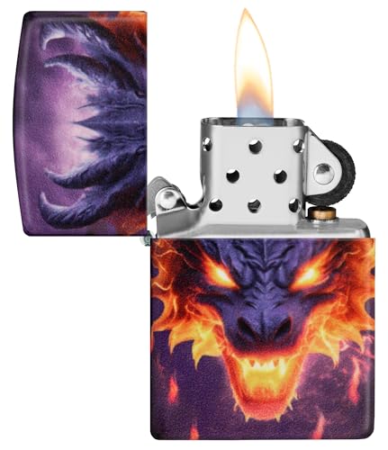 Image of Zippo Glowing Dragon Design 540 Color Glow in the Dark Pocket Lighter