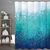 Photo Gallery yusuzhu tenda da doccia geometrica moderna blu sfumato, tenda da doccia decorativa per il bagno, tenda da doccia impermeabile con ganci 130x190 cm/51x75 pollici (larghezza x altezza) Photo Gallery yusuzhu tenda da doccia geometrica moderna blu sfumato, tenda da doccia decorativa per il bagno, tenda da doccia impermeabile con ganci 130x190 cm/51x75 pollici (larghezza x altezza)
