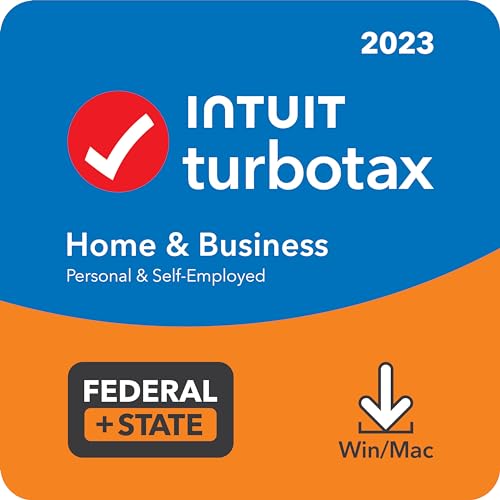 [Old Version] TurboTax Home & Business 2023, Federal & State Tax Return [PC/Mac Download]