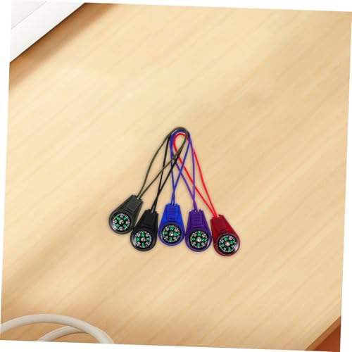 Brújula plástica portátil con cordón 50 piezas Toyvian miniatura 6