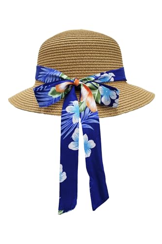 Image of Matchable Family Hawaiian Luau Men Women Girl Boy Clothes in Hibiscus Blue