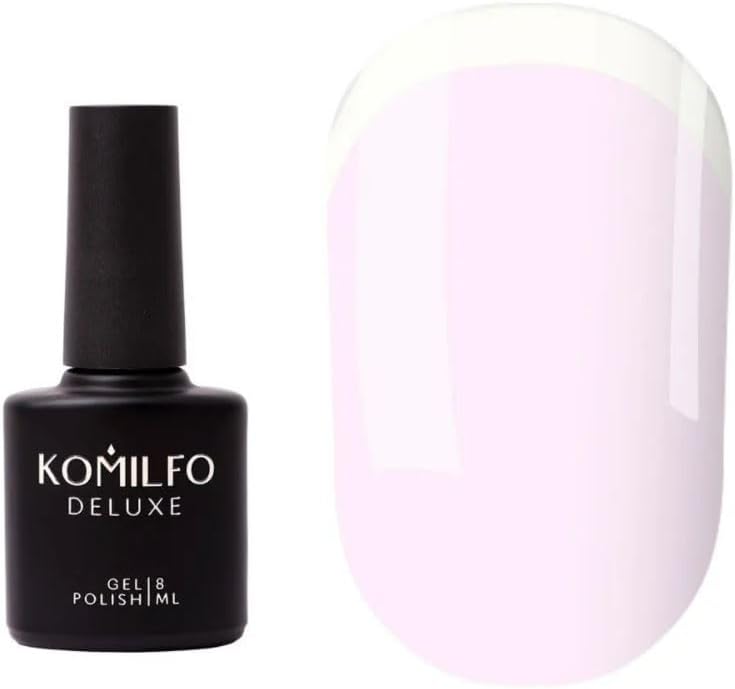 Komilfo Color Base French 8ml / 15ml / 30ml Medium density, self-leveling. Fast coverage. Soft, flesh-colored shades, Long -lasting up to 21 days, Nail Gel Polish Led Uv (Color Base French 07, 8ml)