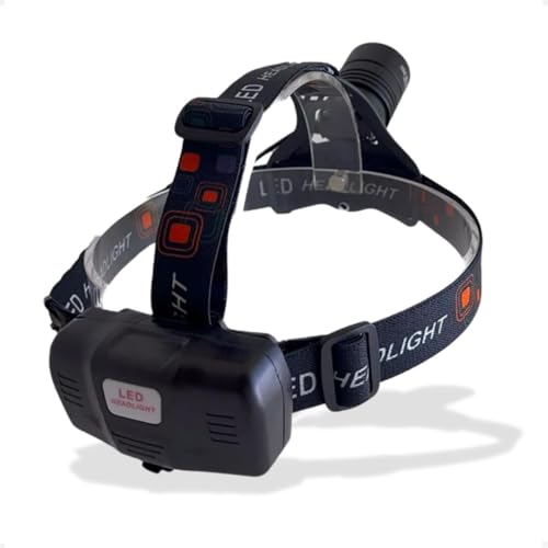 Lanterna de Cabeça Profissional HeadLight Farol Branco Para Bicicleta LED com Zoom Ajustável e Supor