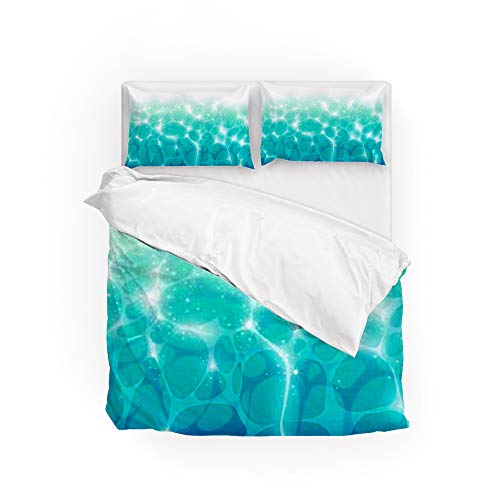 Housse de couette et taies d'oreiller microfibre de polyester - 2