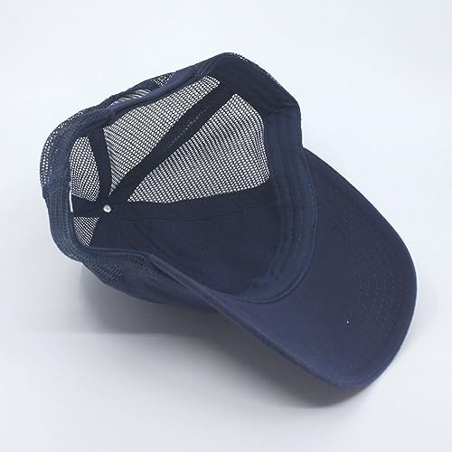 Image of The Vintage Year Washed Cotton Unstructured Soft Mesh Adjustable Trucker Baseball Cap