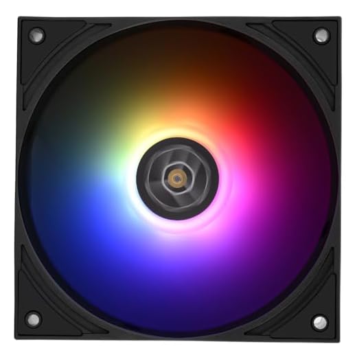 Thermalright TL-H12-X28-S CPU Fan,Computer Case Cooling,2150RPM High Speed,PC Cooler Fan for CPU Cooling and Chassis,Quiet LED ARGB,Black