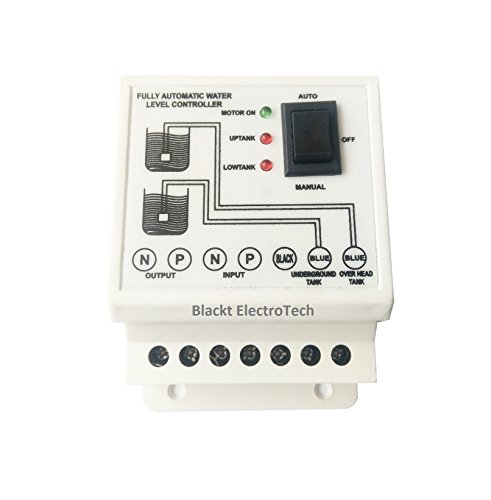 Image of Blackt Electrotech New Fully Auto Water Level Controller with Two Float Switch for Overhead and Sump (BT21D)