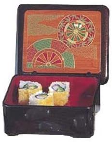 [Box of 12] GET Tokyo Japanese Don Jyu Box w/ Cover - 6.6" x 5.6" x 2.6" - Made