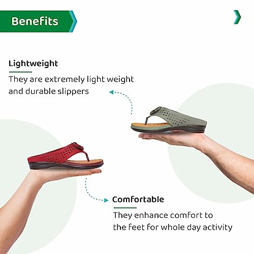 Image of ORTHO JOY Fancy doctor slippers | Soft chappal for women | Comfortable Footwear for women
