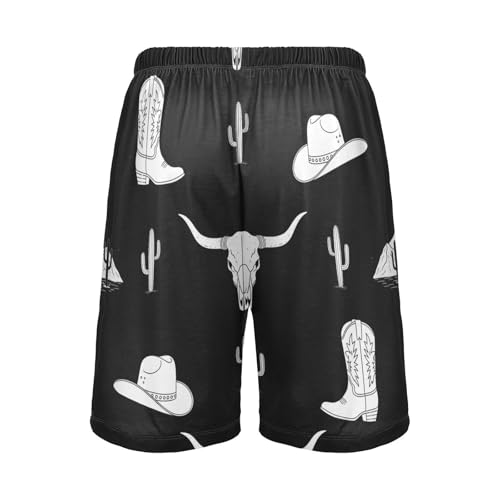 Summer Men's PJ Pajama Pants Bottoms,Soft Sleep Shorts Sleepwear with Pockets for Men Athletic Workout S-2XL3