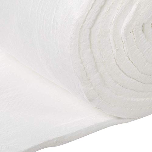 ceramafiber Ceramic Fiber Insulation Blanket by CeramaFiber (3/4" X 24" X 30 Feet) for Wood Stoves, Pizza Ovens, Kilns, Forges & More - 6# Pound 2300 Degrees F - 58 Sq Feet - Thumbnail 3