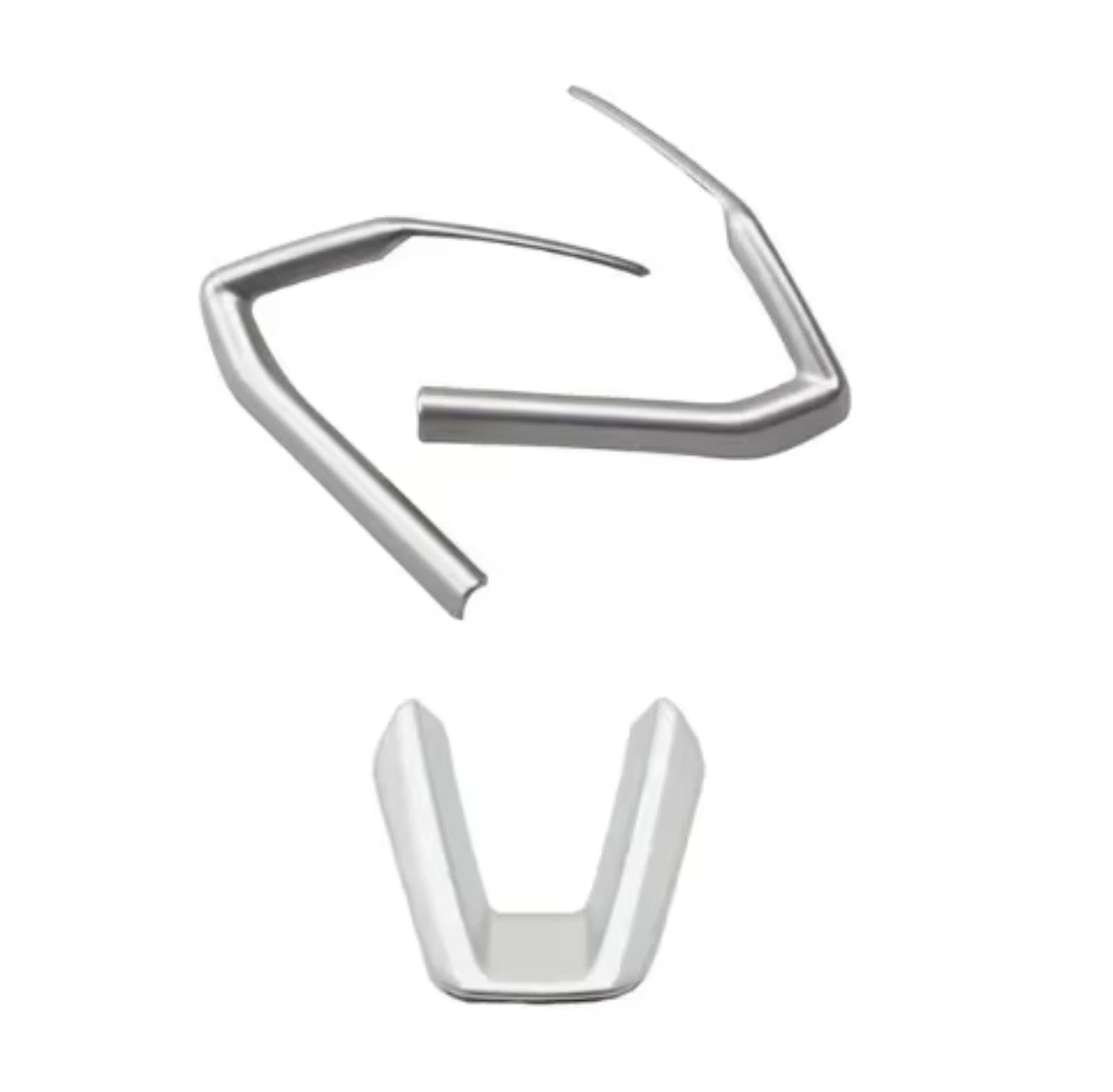 Interior Trim Accessory for Mazda 2 3 6 for Demio for CX3 for CX-5 for CX7 for CX9 for Axela for ATENZA Car Steering Wheel Trim Circle Sequins Cover Sticker Car Interior(Silver)