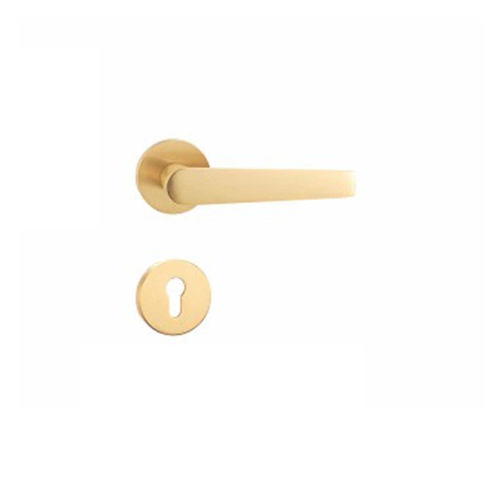 Kfvmvtdw One Color Pure Copper Door Lock For Bedroom Silent