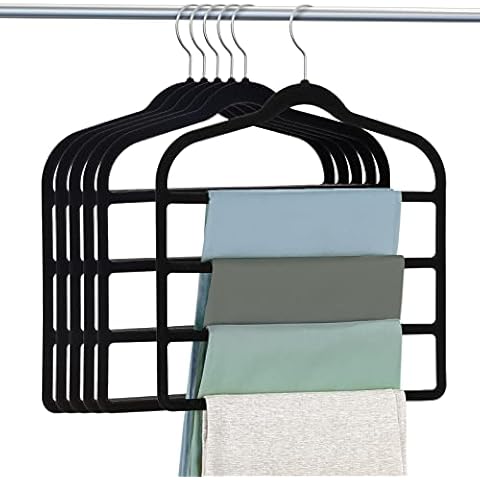 Velvet Pant Hangers Space Saving Non Slip Hangers Cover