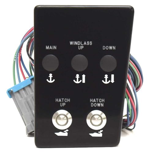 Sea Ray Boat Switch Panel 2194043 | SLX 250/280 Black Acrylic (STBD)