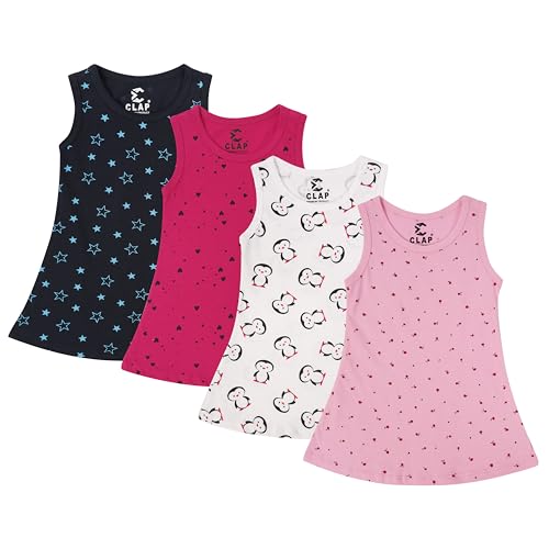 Image of CLAP Baby Girl's Midi Dress (Pack of 4)