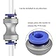 5PCS Teflon Zuführungsrohrverbinder für X1/P1 Serie, PTFE Rohr AMS Verbinder Koppler Pneumatische Verbindung für Bambu Lab X1/X1C/X1E/P1P/P1S 3D Drucker
