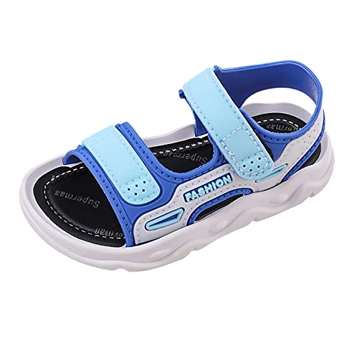 RNTOP Baby Boy Unisex Sandals for Infant/Toddlers Summer Outdoor Shoes Athletic Non-Slip Soft Sole Shoes (Blue, 10 Toddler)