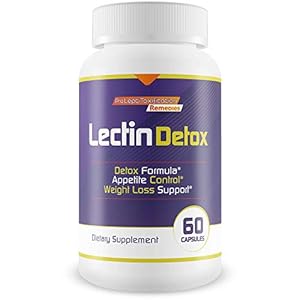 Lectin Detox – Colon Cleanser & Detox for Weight Loss – Detox Cleanse Detox Pills – Reduce Gut Size for A Quick Slim…