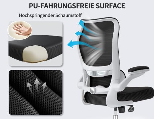 Image of TRALT High Back Office Chair, Ergonomic Desk Chair