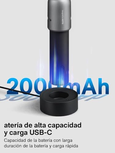 Miniatura 2 de Hoto Mini Amoladora Bateria 3.6v, Kit De Herramienta Rotativa Con 35 Accesorios, Velocidad De 5000-25000 Rpm, Con Luz Led, Para Pulir, Grabar, Cortar, Taladrar Y Diy