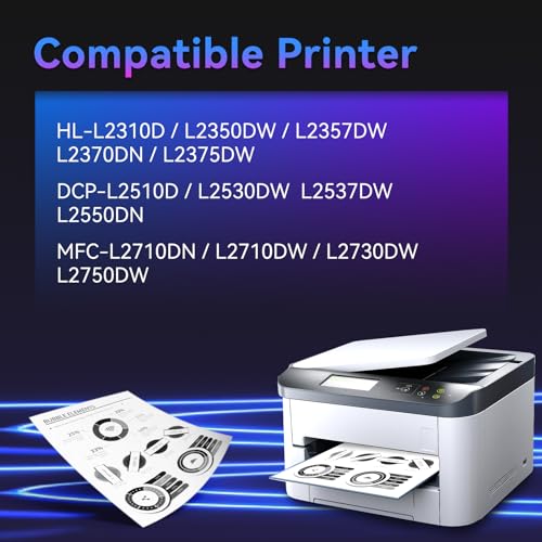 Miniatura 2 de Ziprint Tn2420 Tn-2420 Tn-2410 Tn2410 Toner Para Brother Dcp-L2530dw Toner Brother Dcpl2510d Brother Mfc L2710dw Toner Brother Mfc-L2710dn Hl-L2350dw Hl-L2310d Dcp-L2530dw Mfc-L2750dw 2 Negro