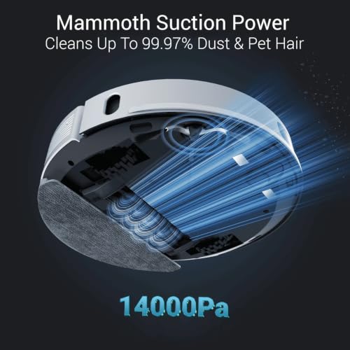 Image of MILAGROW iMap G5 ECO Robot Vacuum & Mop 2026 Edition | 14000Pa, Auto-Empty Dust Station, Floating Brush for Uneven Floors, Hands Free RT2R 4.0 Navigation, Wi-Fi /App /Voice