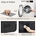 Dog Car Carrier Light Weight, 24×17.7×20.5in Dog Carrier for Cars Easy to Assemble, Dog Cars Crate Portable and Breathable, Foldable Pet Carrier for Outing, Dogs Travel Crate with Curtain Dark Gray