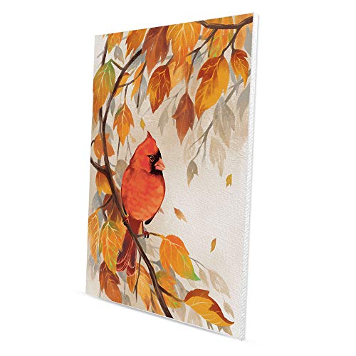 Wayfare Art, 4Pcs Set Red Cardinal Birds In Spring, In Summer, In Autumn, In Winter, Four Seasons Canvas Prints Artwork Wall Art Poster For Home Office Living Room Decorations 8 X 10 Inch #TOP1