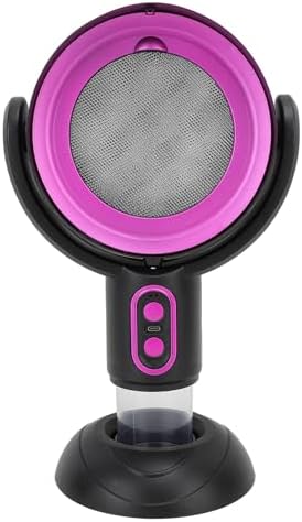 GOTOTOP Portable Range Hood 3000mAh Rechargeable Desktop Range Hood (Black Violet) - 5