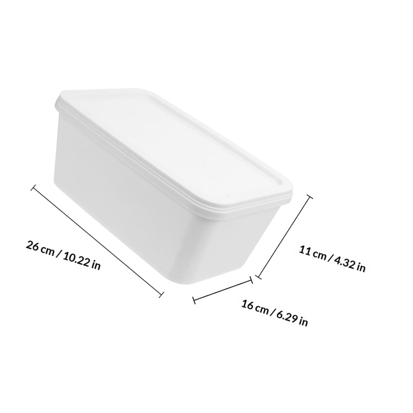 COLLBATH Eiscremebox 3 Liter Kunststoff Weihnachten Event Gefrierbehälter
