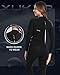 XUKER Wetsuit Women, 2mm Neoprene Long Sleeve Full Body Back Zip Wet Suit in Cold Water for Diving Surfing Snorkeling Kayaking Swimming Scuba Water Sports