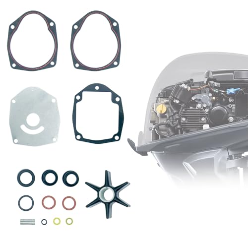 Image of Outboard Water Pump Repair Kits, Compatible with Mariner Mercruiser Alpha One Gen 2 47-43026Q06 40-250 HP Water Pump Repair Kit Outboard Impeller Sierra 18-3214 47-43026T11 47-8M0100526