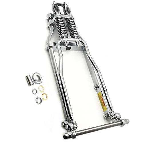 Xingmoto NBX-TGHD-SF002-II-CD Nbx- Replacement Of Stock Chrome Wishbone Vintage Springer Front End W/Axle Kit Compatible cover