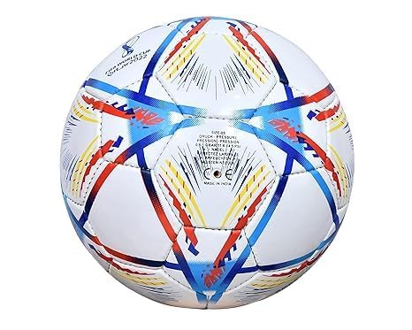 AAMAKA Qatar World Cup Football for All Ages Suited for The Grass Fields | PU | Suitable for Grass |Practice Ball | Soccer Ball | for Men/Women | Football Size - 5 (Qatar WC) 3