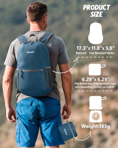 Gonex Ultra Lightweight Packable Backpack
