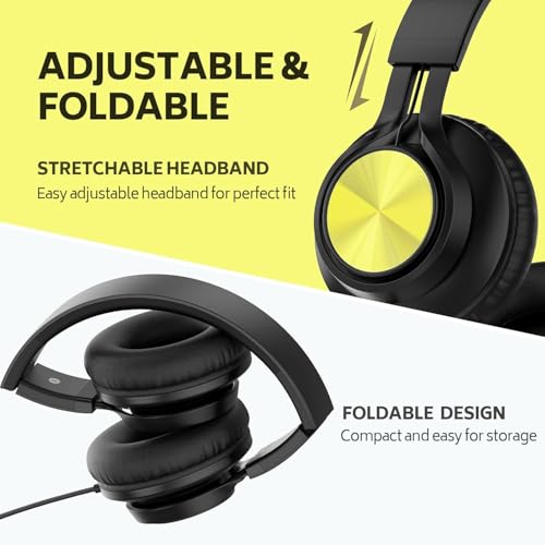 Image of AILIHEN Classroom Headphones 6 Pack, Kids Headphones for School,6 Color