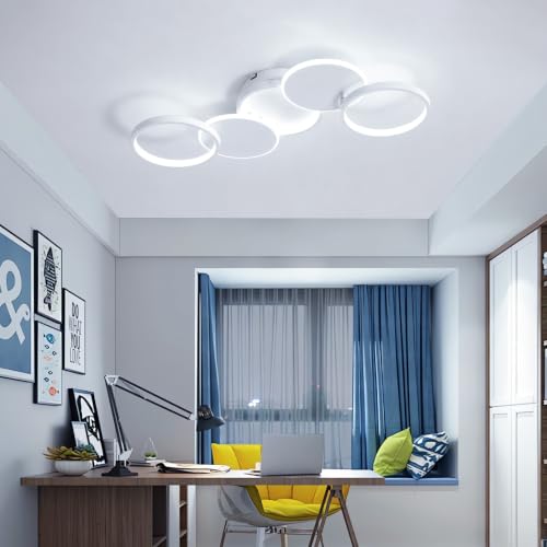 Plafonnier LED connecté application mobile pour petit salon - 3