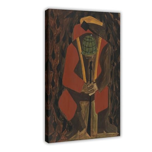 Œuvre d'art WCYB Victory Jacob Lawrence affiche sur toile 50x76 cm