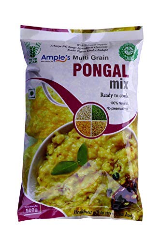 Ample Foods Instant Millet Pongal Mix 500gm, no preservatives Added, Easy and Ready to Cook (B08GCST9WJ) Amazon Price History, Amazon Price Tracker