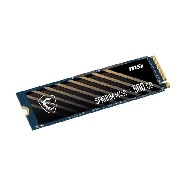 MSI SPATIUM M450 SSD 500GB PCIe 4.0 M.2, 3600MB/s - Image 4