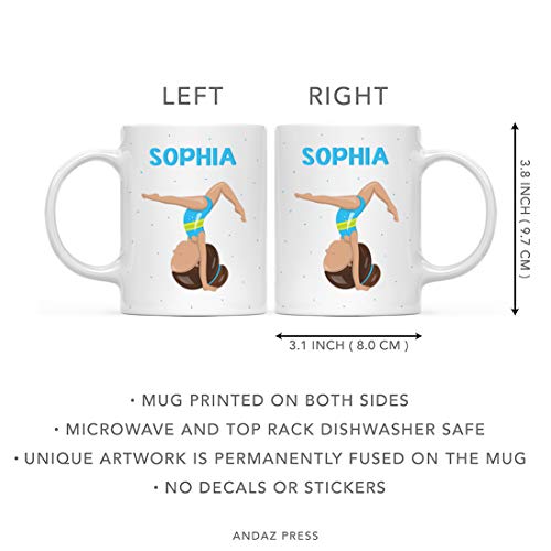 Andaz-Press-Personalized-11oz-Kids-Milk-Hot-Chocolate-Mug-Brown-Haired-Girl-Gymnastics-Pose-3-1-Pack-Custom-Childs-Birthday-Christmas-Coffee-Cup Andaz Press Personalized 11oz Kids Milk Hot Chocolate Mug Brown Haired Girl Gymnastics Pose 3 1 Pack Custom Childs Birthday Christmas Coffee Cup