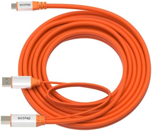 OkyLink Active USB 3.2 Gen 2 Type-C to B Printer MIDI Cable 10Gbps, 15ft - 2