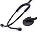 LHONG Tête Unique Stéthoscope pour Docteur Infirmière Médical Etudiant Santé Sang pour Écouter Les Sons Cardiaques Et Pulmonaires des Adultes