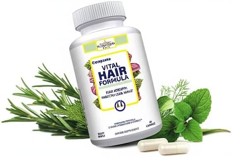 Miniatura 5 de Fórmula para el cabello #1 Vitaminas saludables para hombres y mujeres  Nutrientes necesarios para el crecimiento del cabello, mantener una piel y