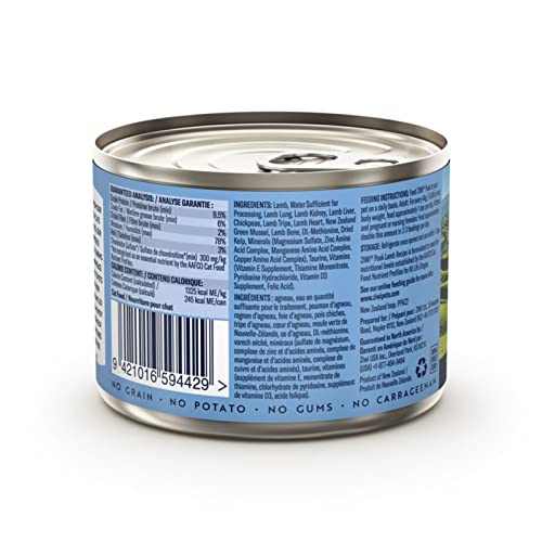 Ziwi Peak Canned Wet Cat Food – All Natural, High Protein, Grain Free, Limited Ingredient, With Superfoods, Lamb, 6.5 Ounce (Pack Of 12) #TOP2