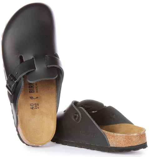 Image of Birkenstock Women's Boston Suede Clogs
