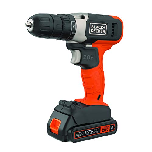 BLACK+DECKER Furadeira e Parafusadeira, Parafusadeira com Luz de ...